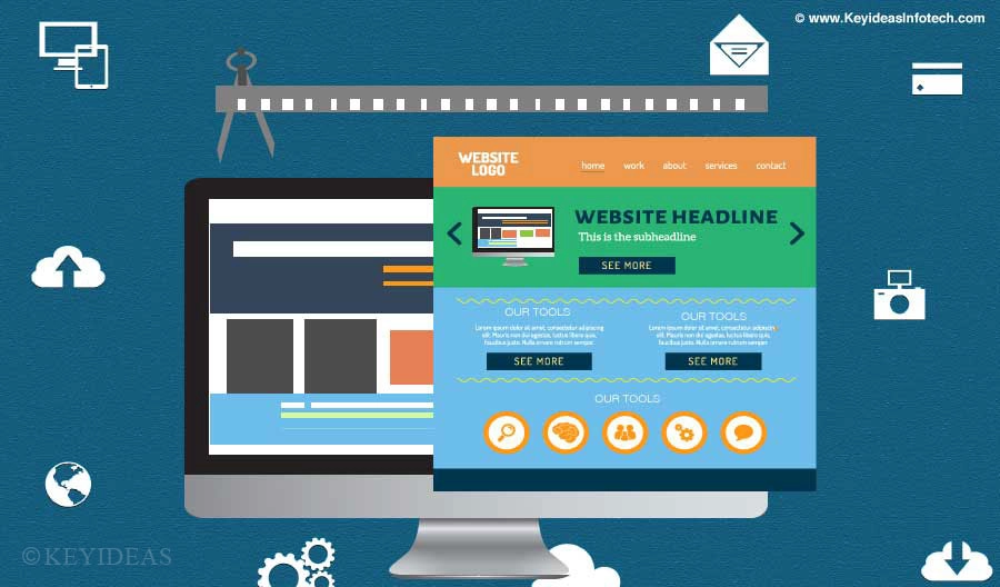 Flat-website-design-from-keyideas hire graphic designer