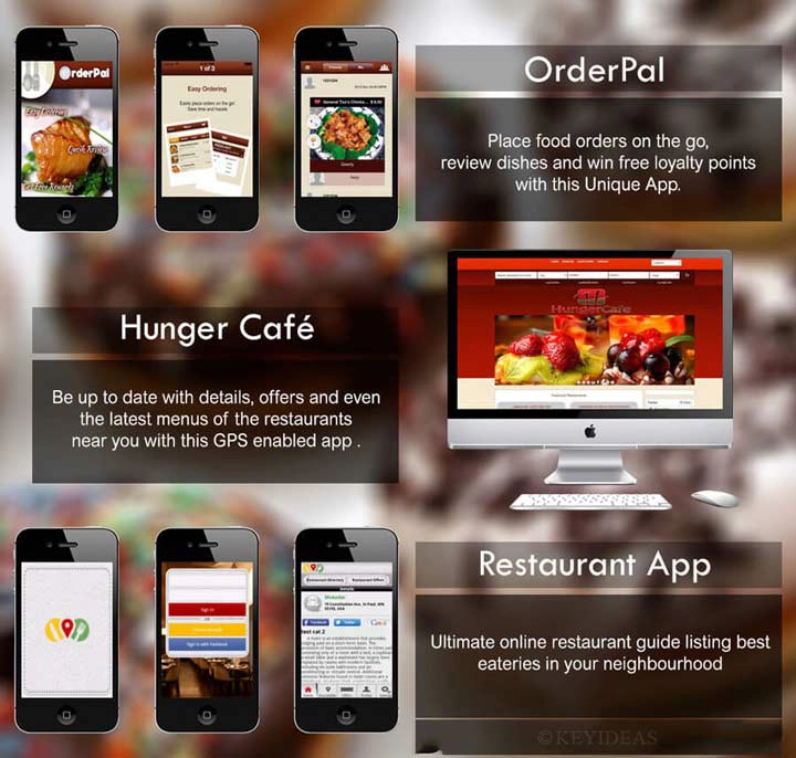 Food ordering mobile applications