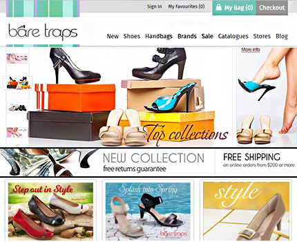 Women Shoe Website Design – Fashion Footwear Online Store