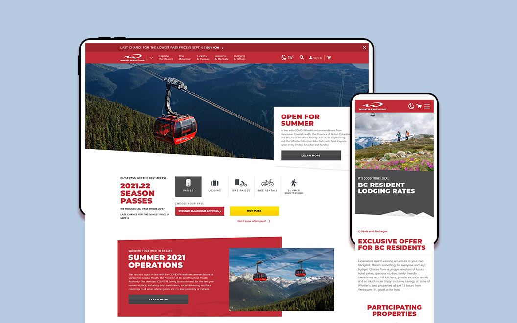 holiday and travel website design and development