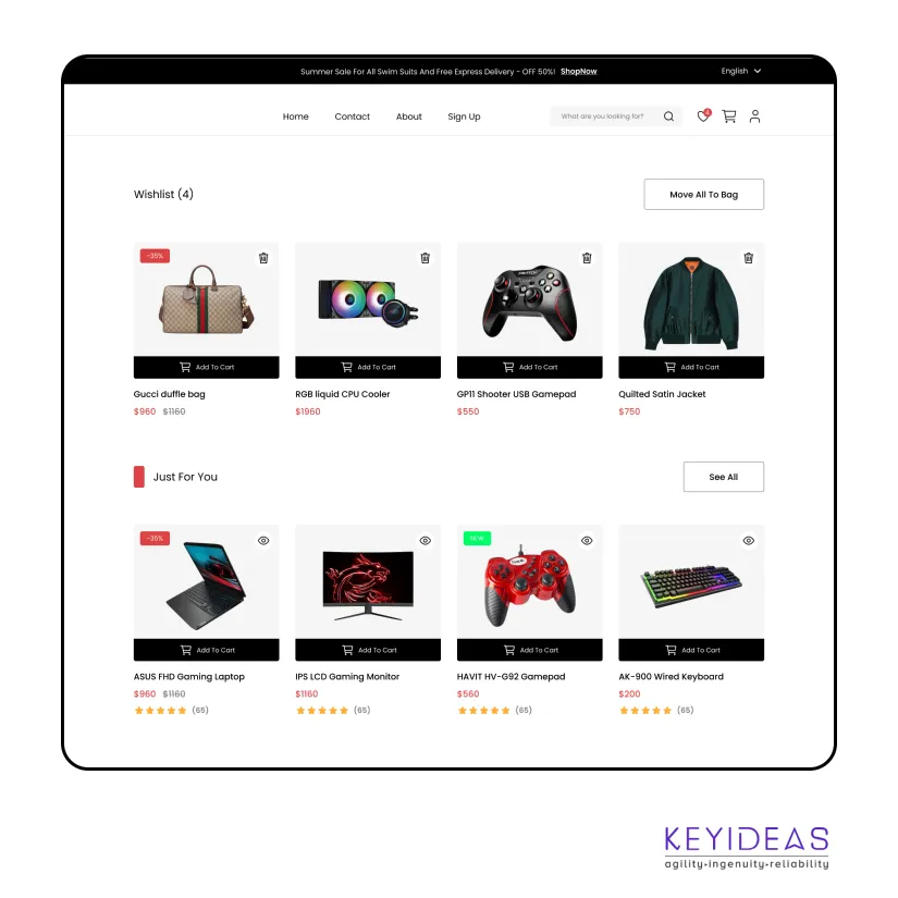 Dynamic and Responsive User interface developed with  top angular development companies