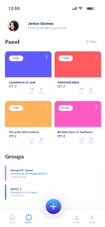 iPhone UI medic app