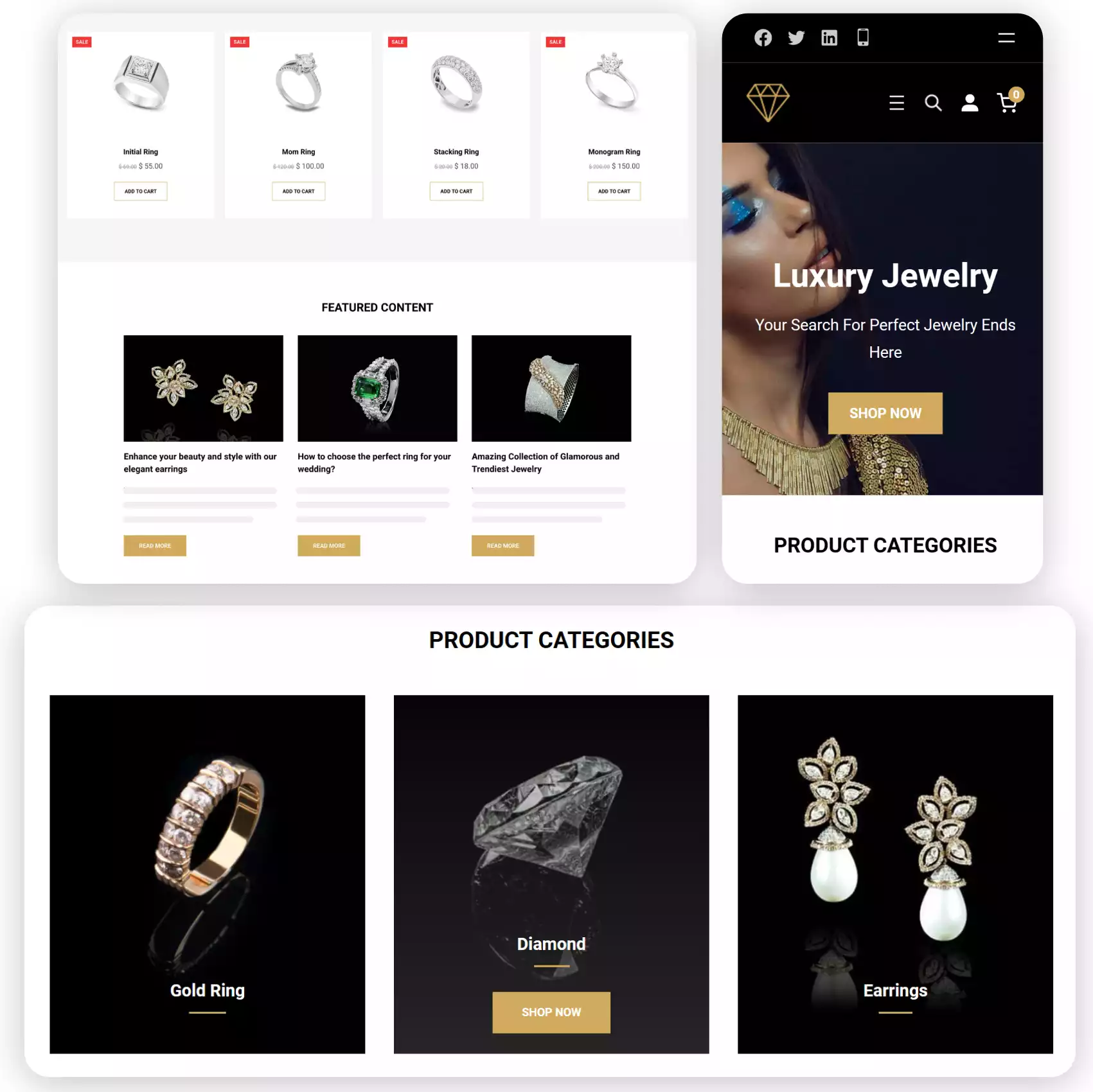 WordPress Themes For Jewelers