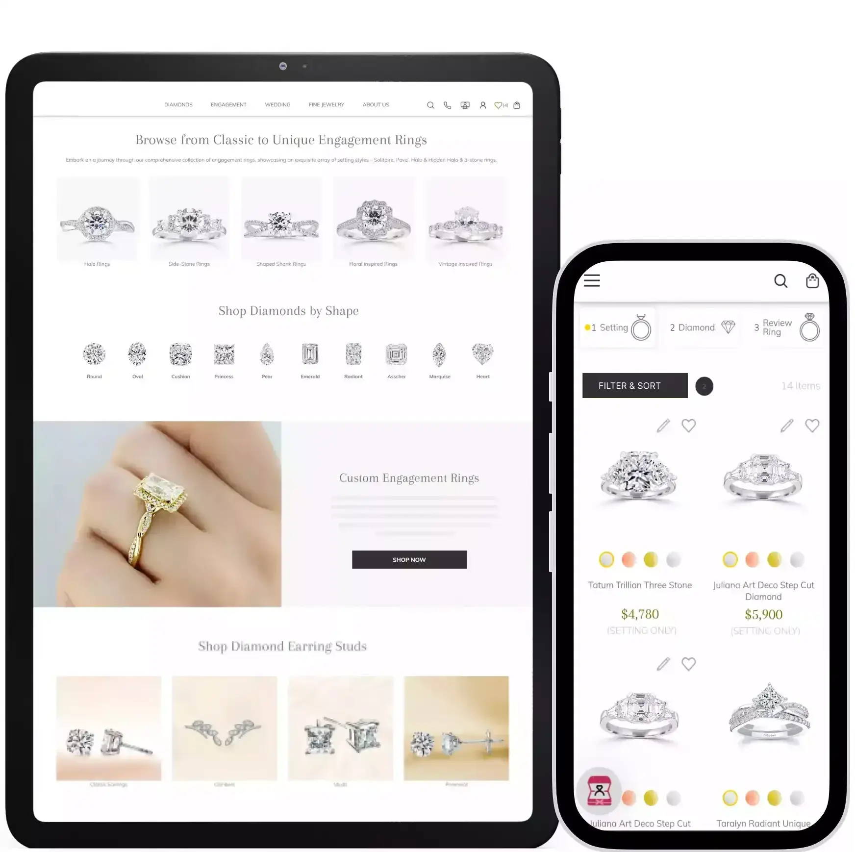 Design Your Site With Jewelry WordPress RapNet Integration