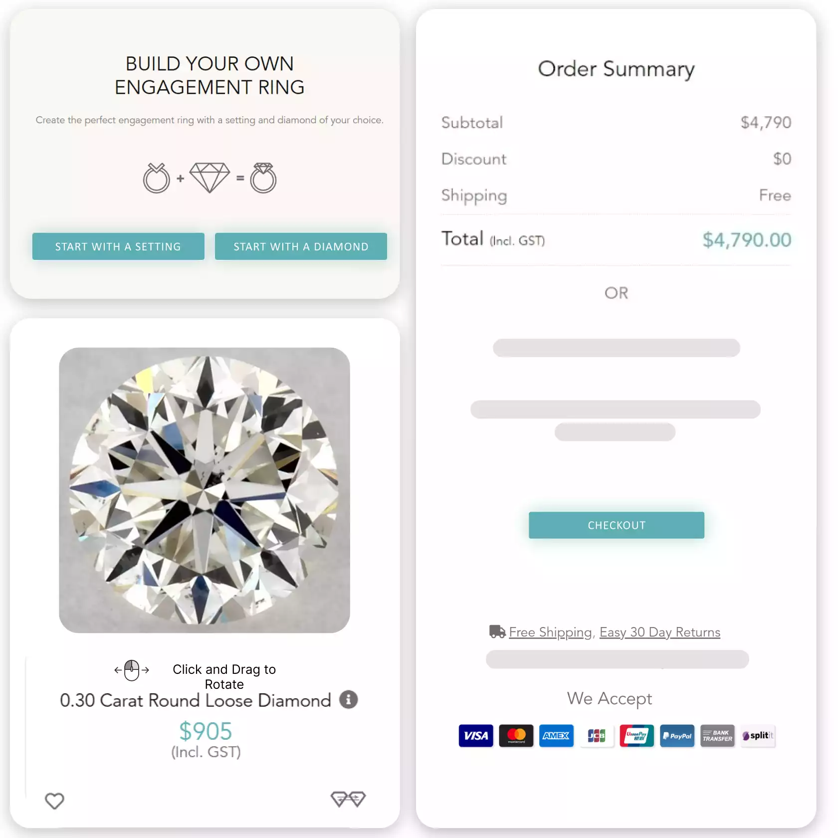 Design Development Strategy Marketing in  Jewelry Store Website for New York