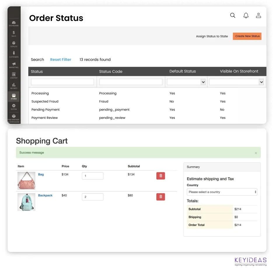 Order Management System with magento 2 development agency