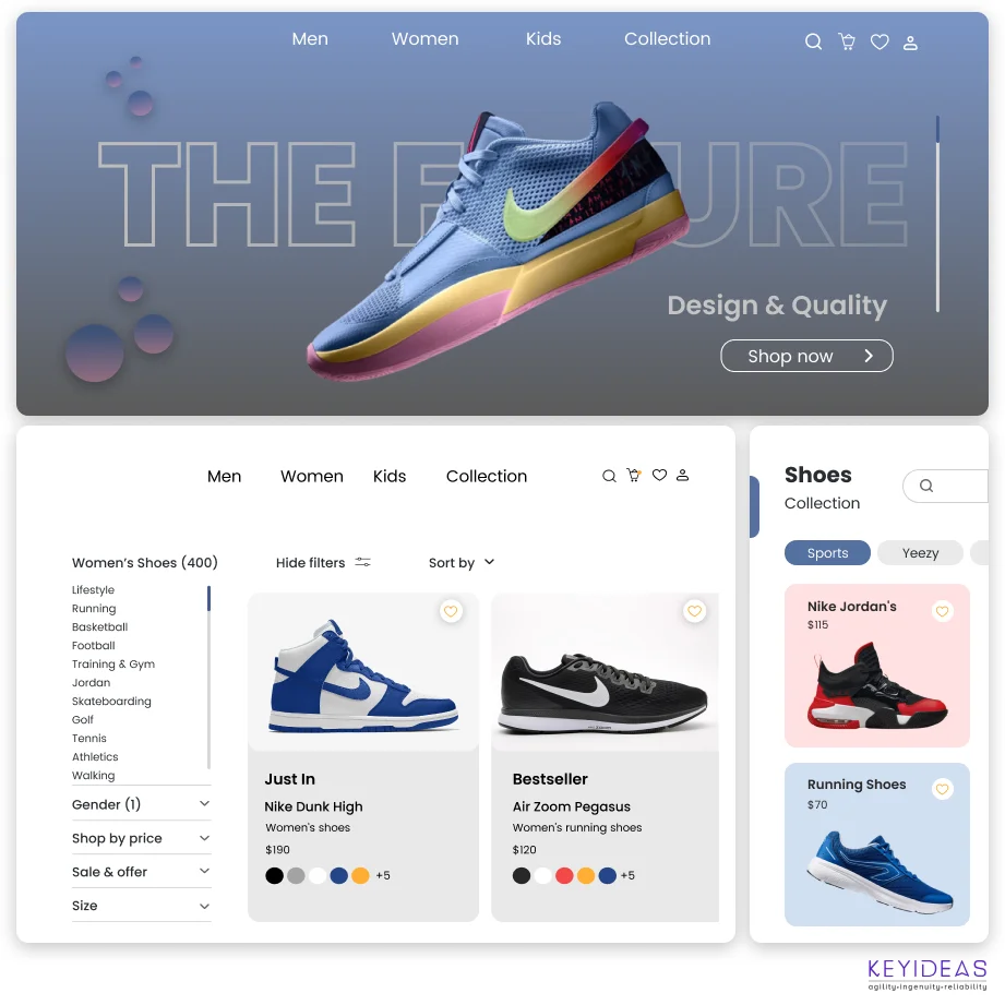 custom-store order page web design developed with woocommerce