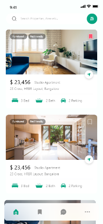 iPhone UI Housing app