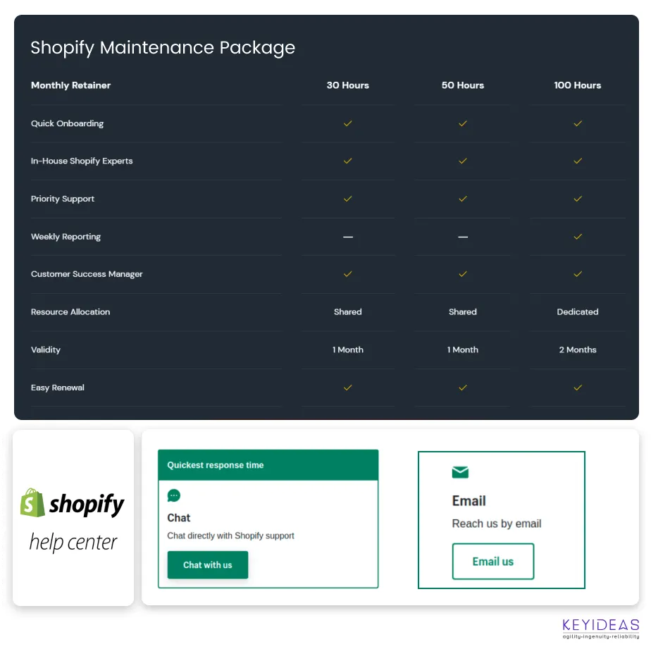 Unlimited Products in shopify development services