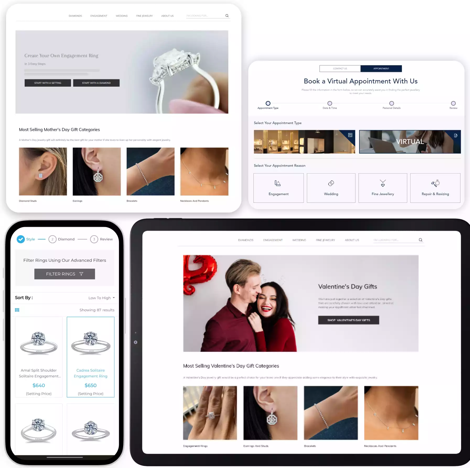 Best Jewelry Website Development Package & Design Services