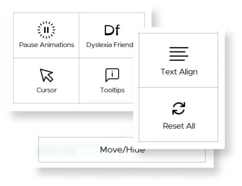 Accessible Menu for accounting firm web design