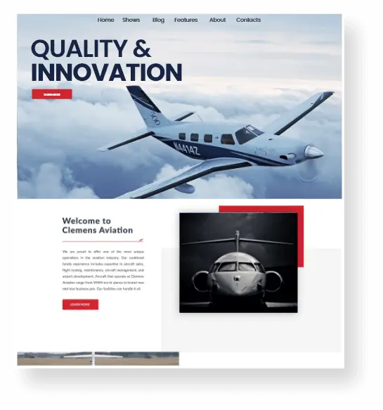 Aircraft Web Development