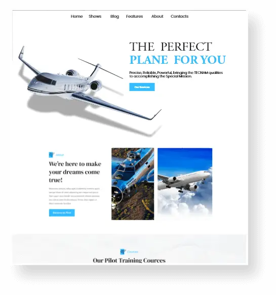 Aircraft sales marketing