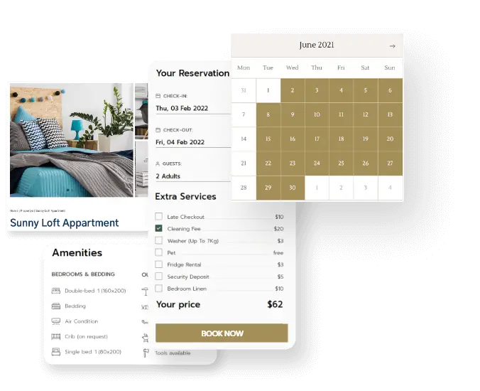 Amazing Booking Calendar Real Estate