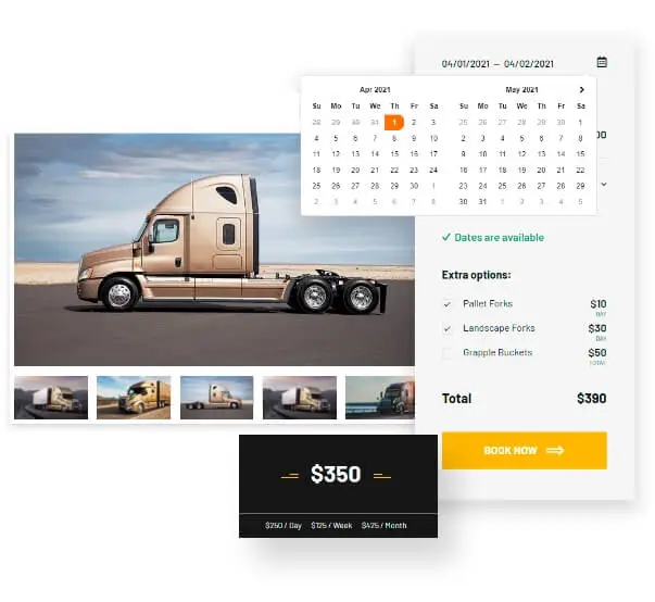 customer reviews for trailer company website design