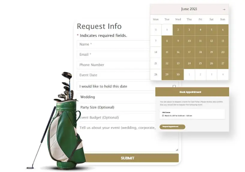 Appointments & Online Booking Golf Course