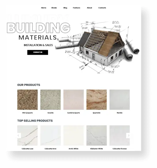 Building Material Suppliers Web Development