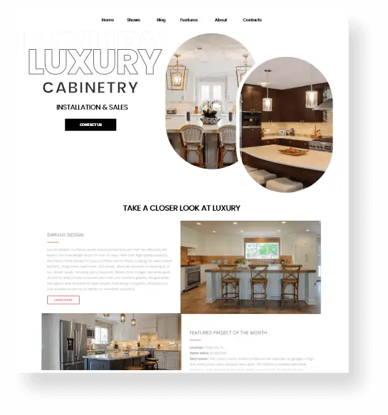 Cabinet Manufacturers Web Development