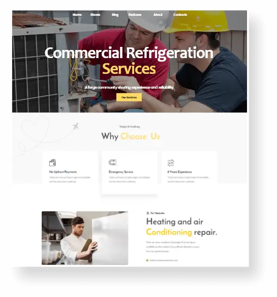 Commercial Refrigeration digital marketing