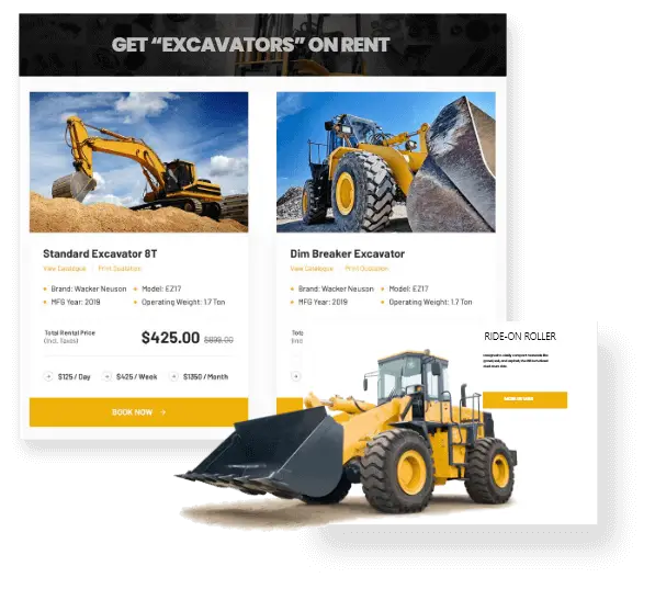 Comprehensive Rental Listings Heavy Equipment