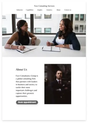 Consultant Website Design