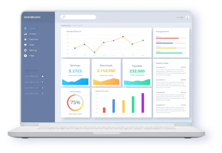 Simplistic User Dashboard