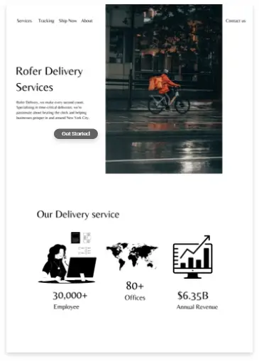 Delivery Web Design