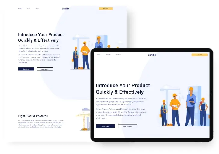 Develop Construction Websites Design