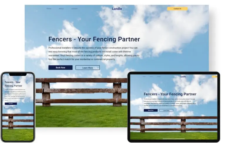 Fence Installer Website Design