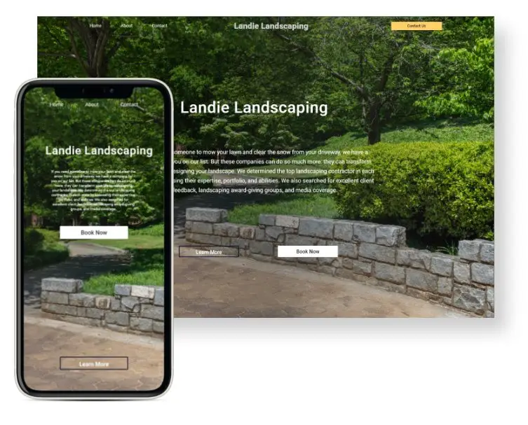 Develop Landscaping Websites Design