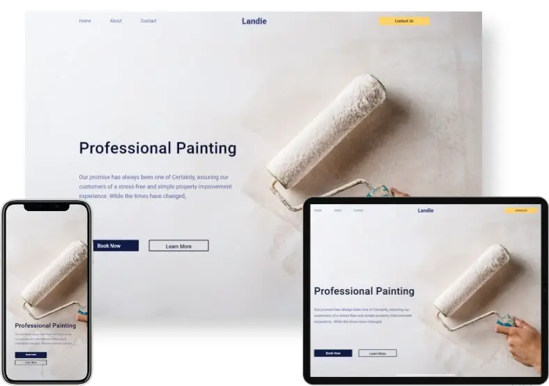 Develop Painters Websites Design