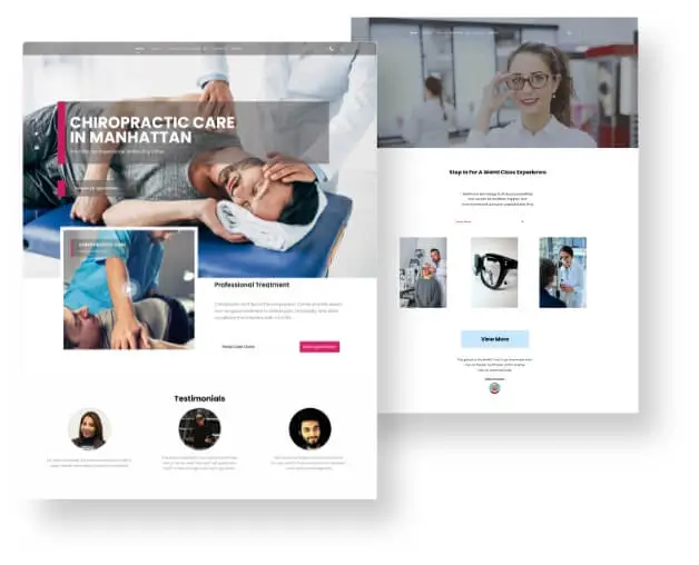 Develop Personalized Landing Pages Medical Health