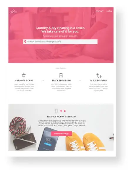 Cleaning service Website Design