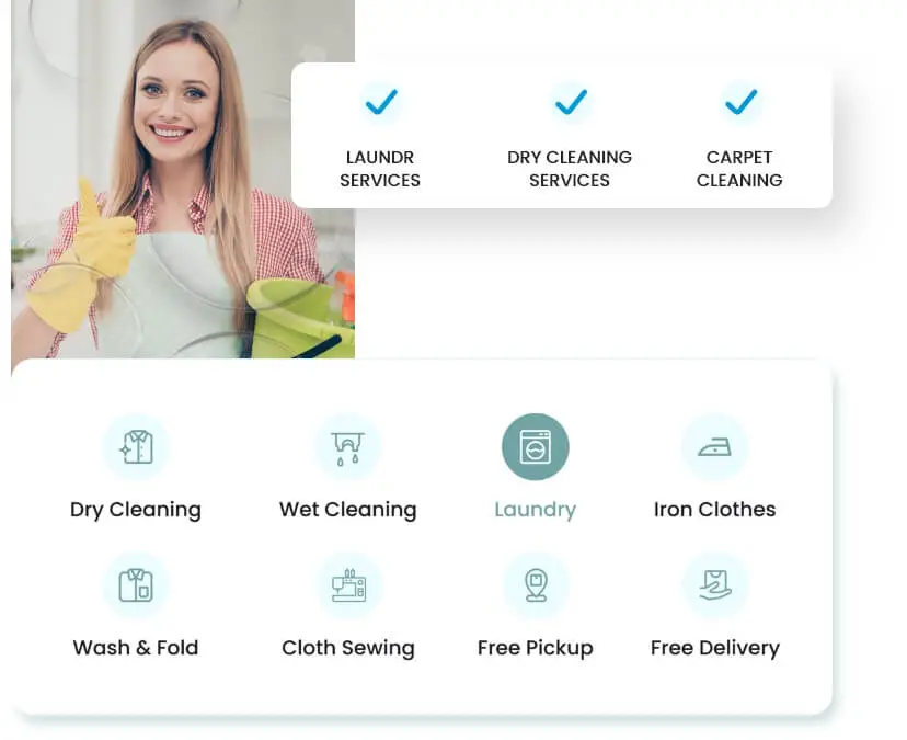 Easily Accessible Service Informations Dry Cleaners