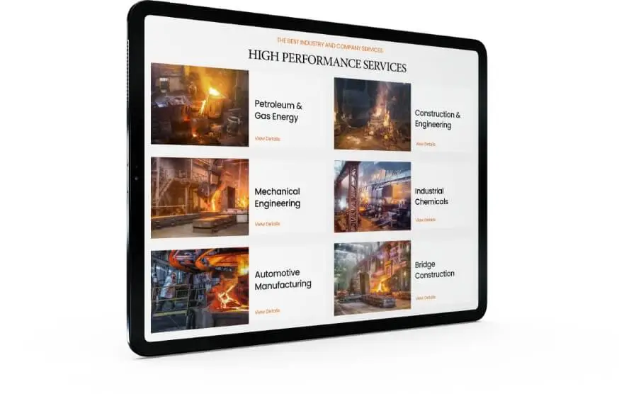 Easily Accessible Industry Services Manufacturing Companies