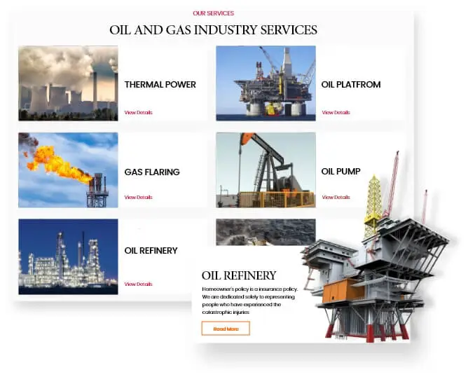 Easily Accessible Industry Services Oil & Gas