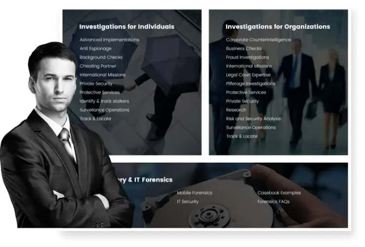 Easily Accessible Service Informations Private Investigation