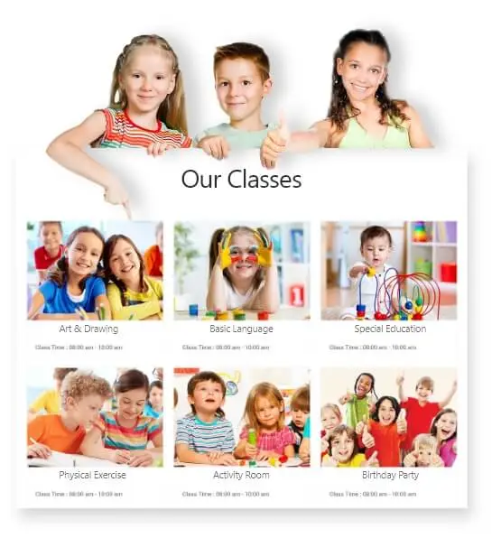 Easily Accessible Service Informations Day care