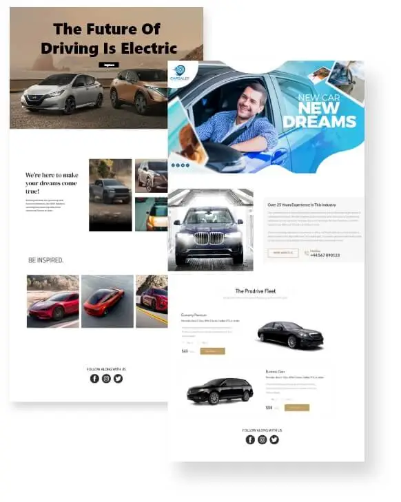 customer analytics for auto service website design