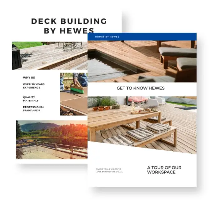 Email Marketing Deck Builders