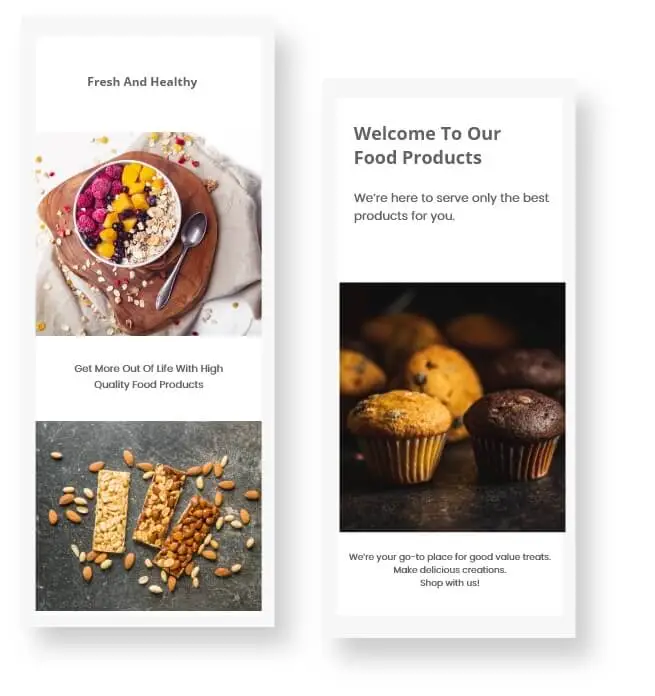 Email Marketing Food Products