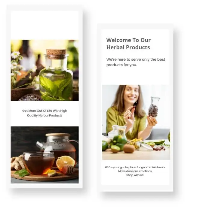 Email Marketing Herbal Product