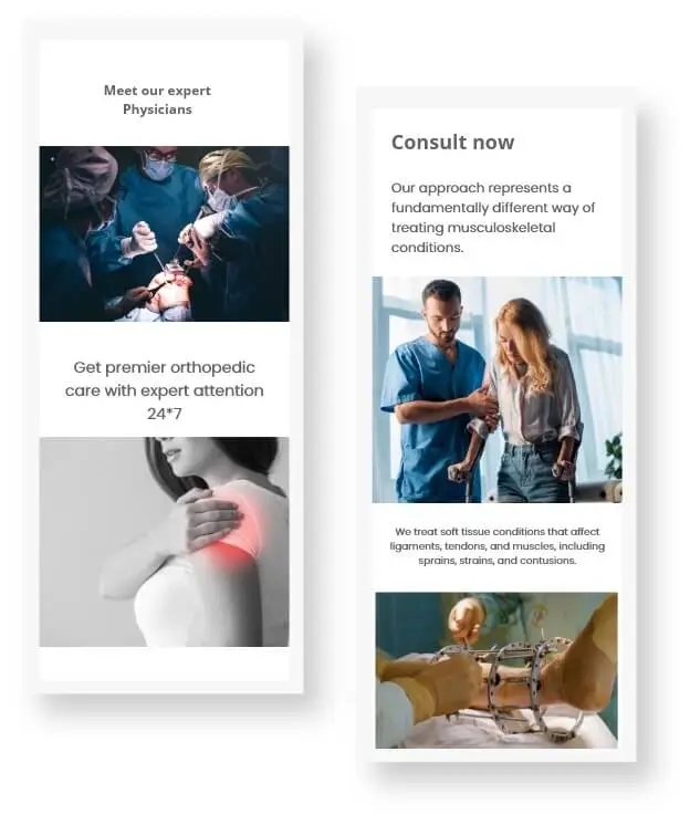 Email Marketing Orthopedic
