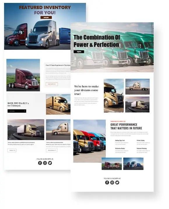 customer analysis for trailer company website design