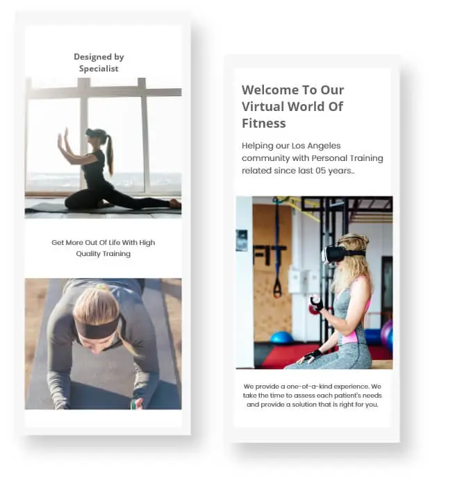 Email Marketing Virtual Fitness