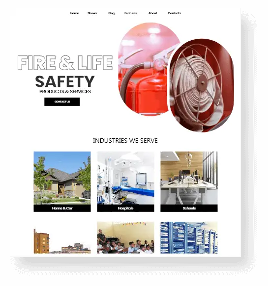 Fire Protection Web design and Development