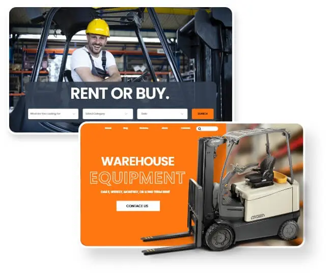 Flexible Theme Options Forklift Dealers