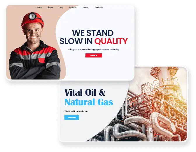 Flexible Theme Options Oil and Gas