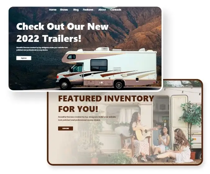 Flexible Theme Options RV Dealers