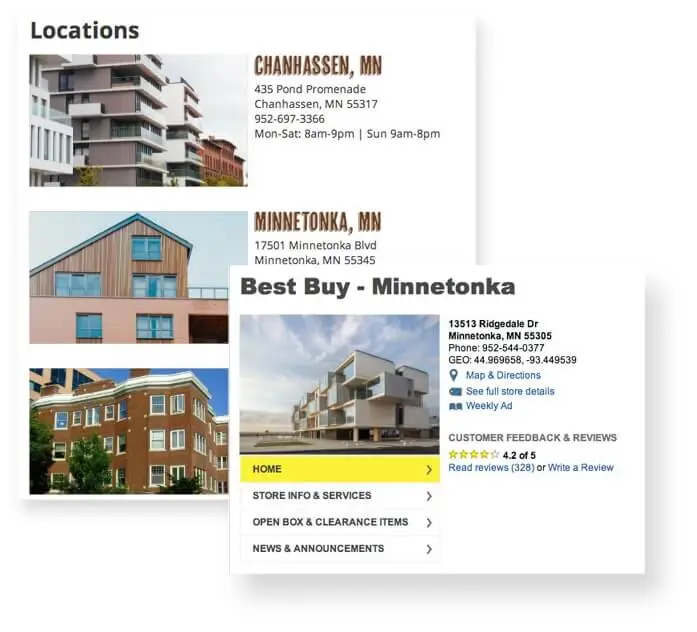 Franchise Location Pages